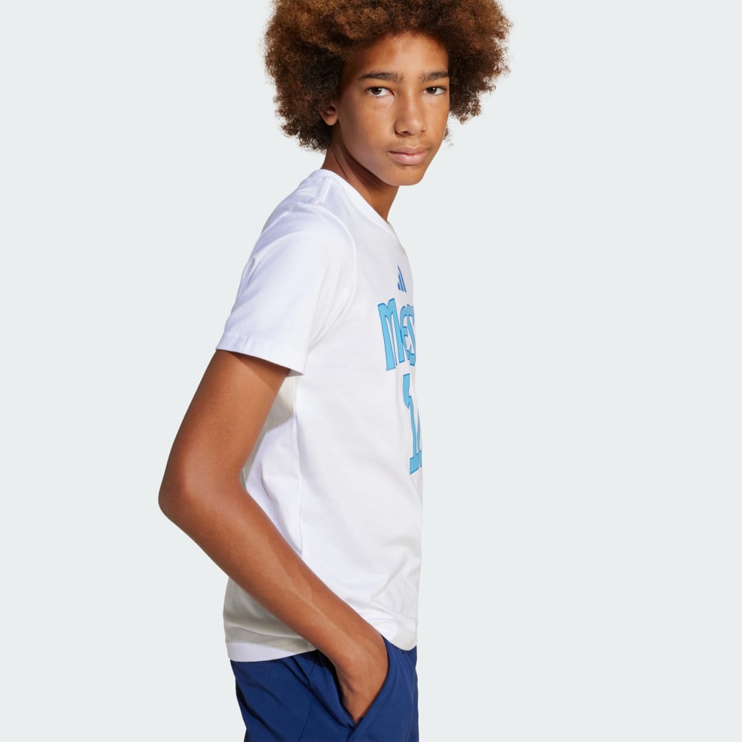 Adidas Messi Name and Number Graphic T-shirt Kids