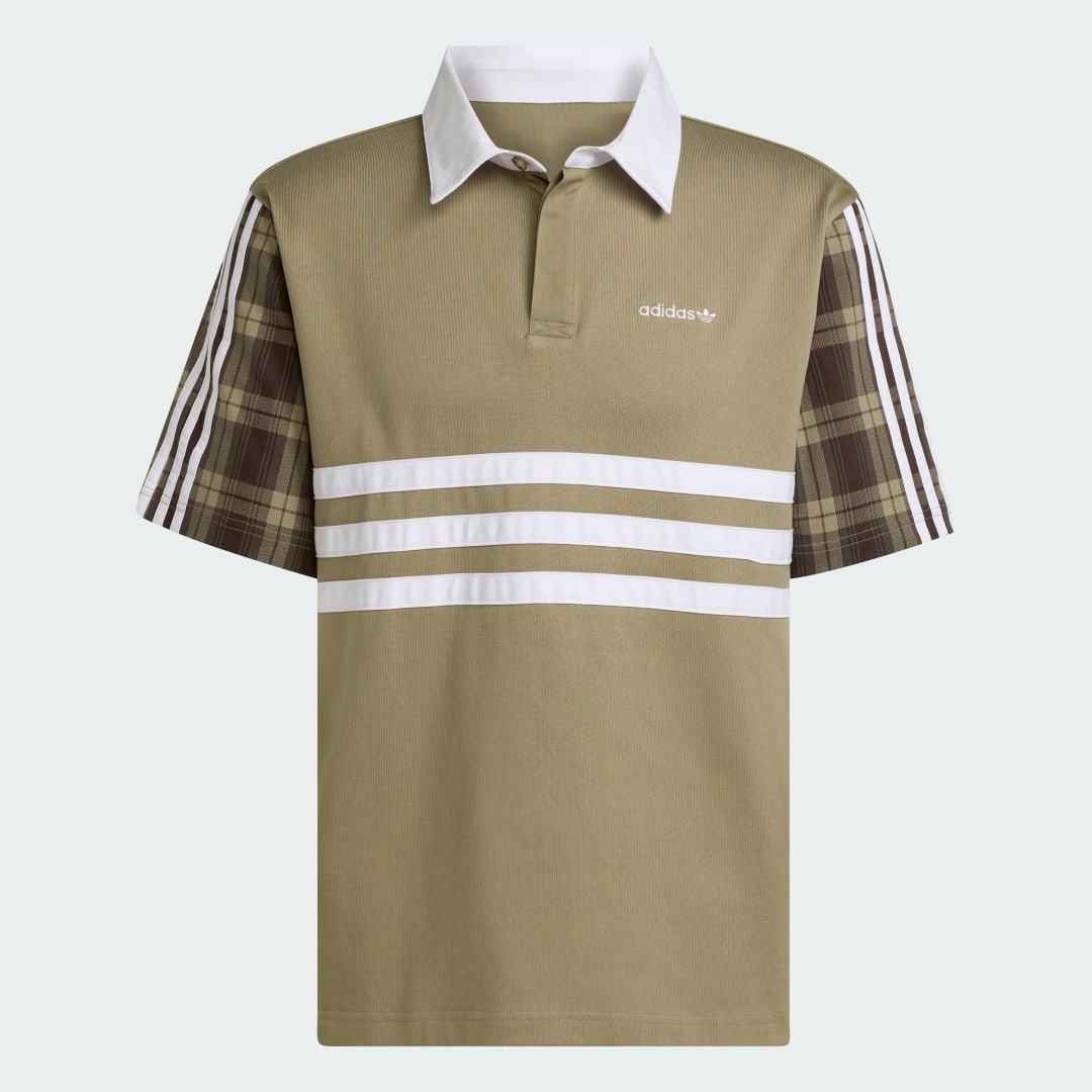 Adidas Tartan Regular Rugby Polo