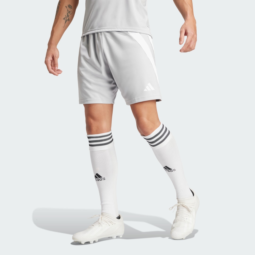 

adidas Shorts Fortore 23 Hombre, Team light gris/blanco