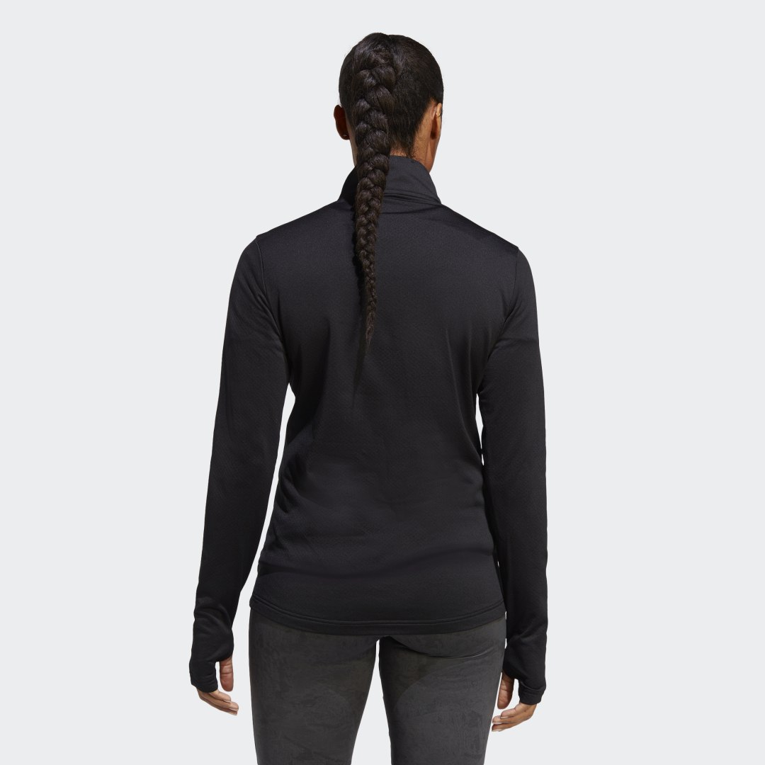 

adidas Sudadera Terrex Multi Cierre Corto Felpa Mujer, Negro
