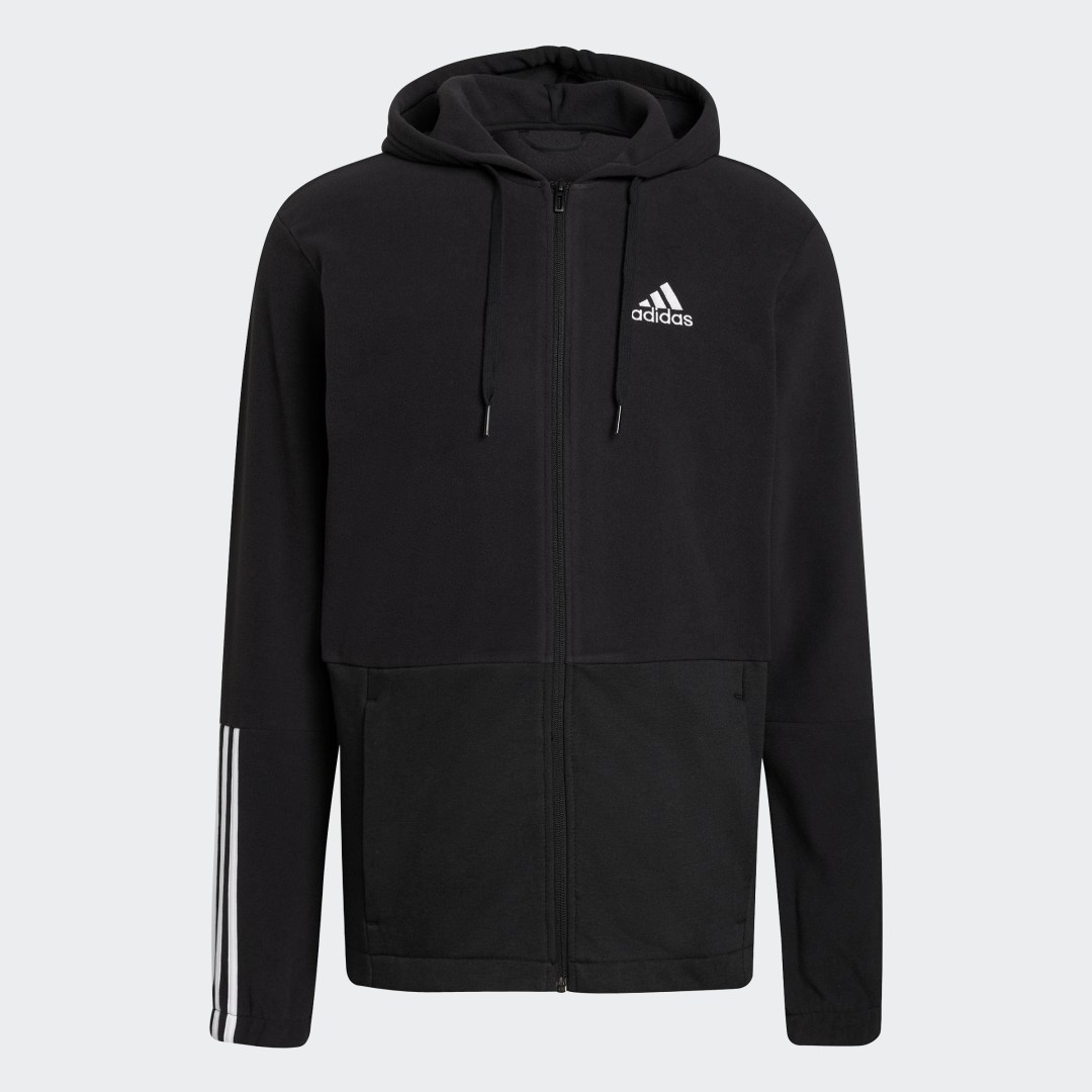 фото Флисовая толстовка essentials giant logo adidas sportswear