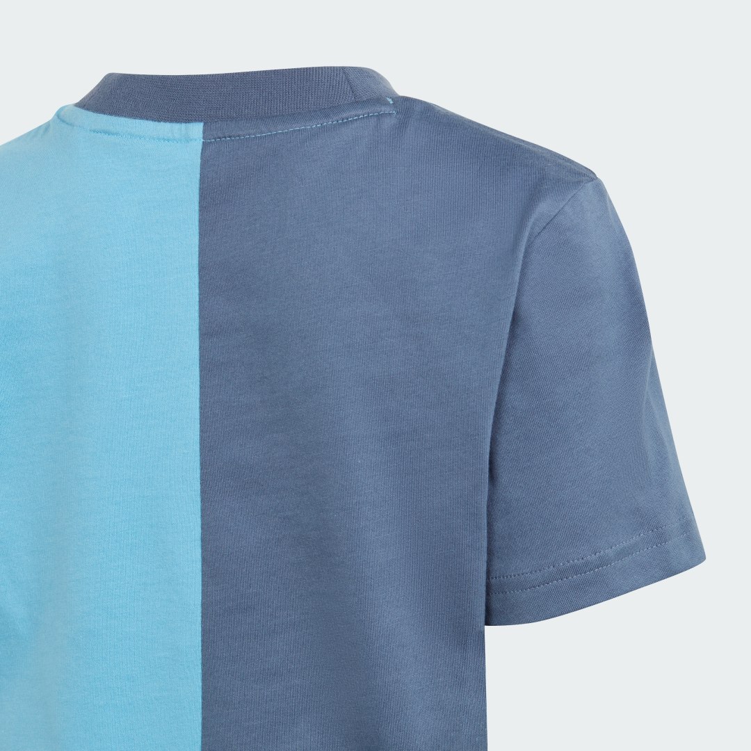 

adidas Conjunto de Camiseta Essentials Colorblock Niños Niño, Azul