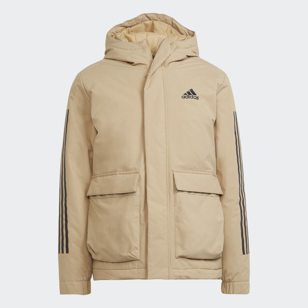 фото Куртка с капюшоном utilitas 3-stripes (унисекс) adidas performance