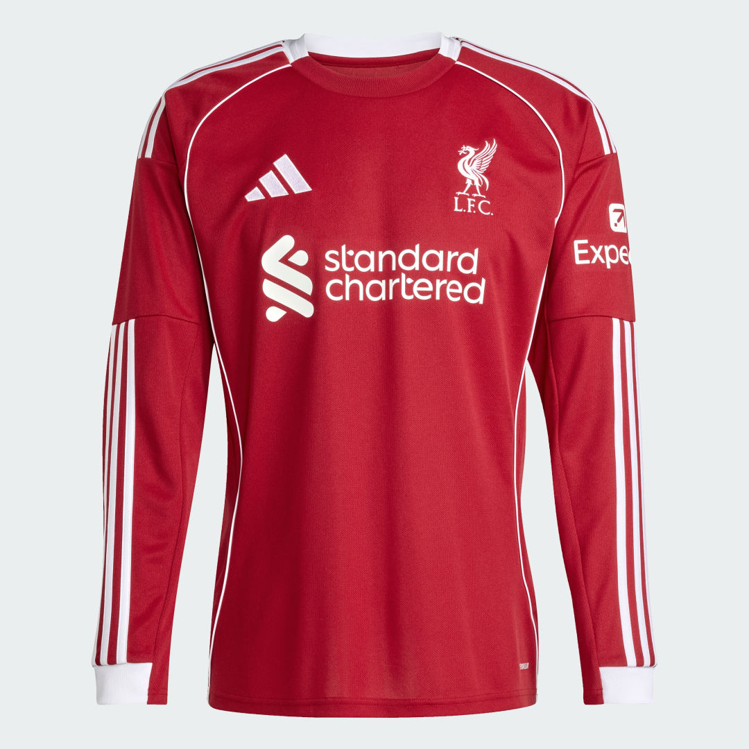 Adidas Liverpool FC 25 26 Thuisshirt met Lange Mouwen