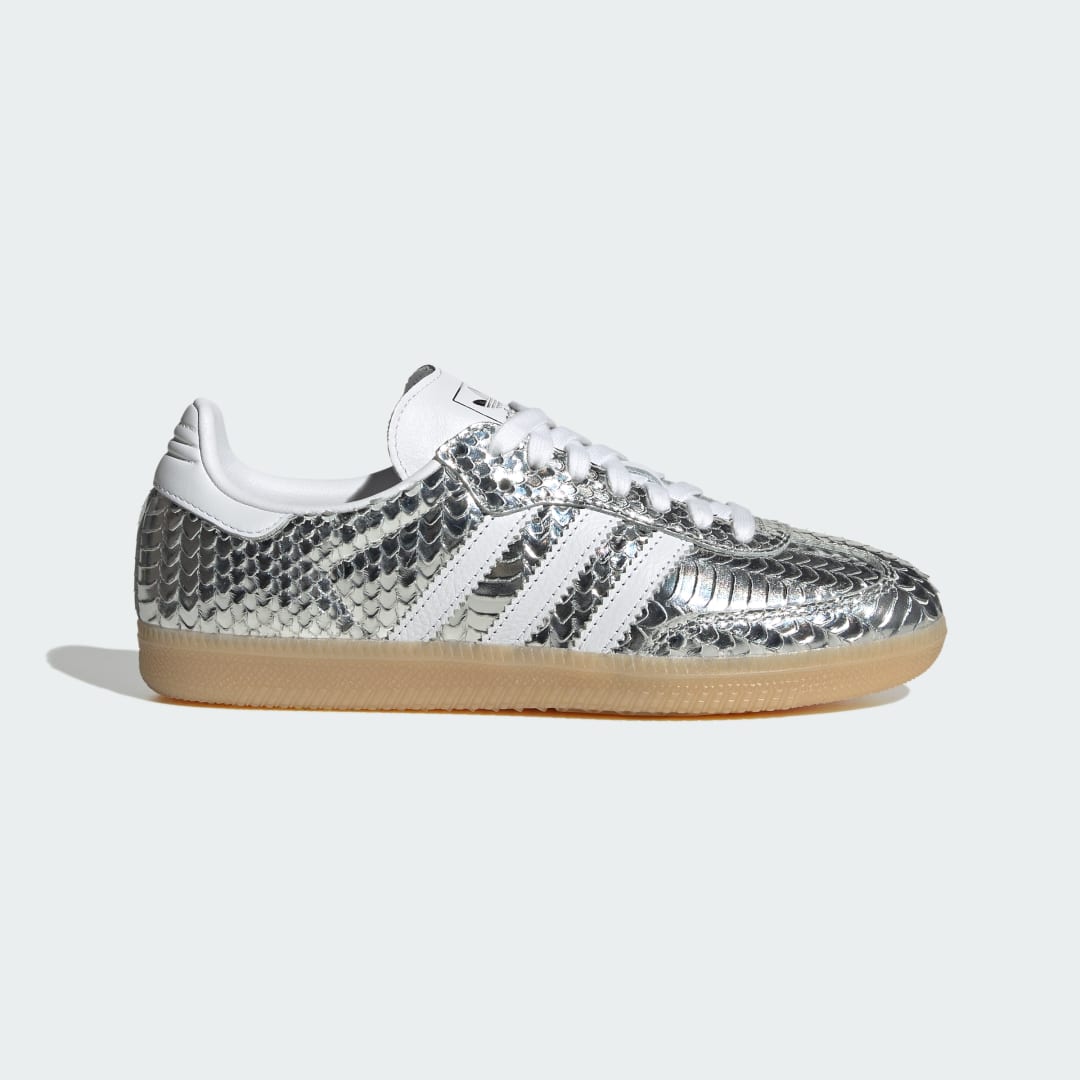 Adidas Samba sneaker Silver Metallic / Cloud White / Gum