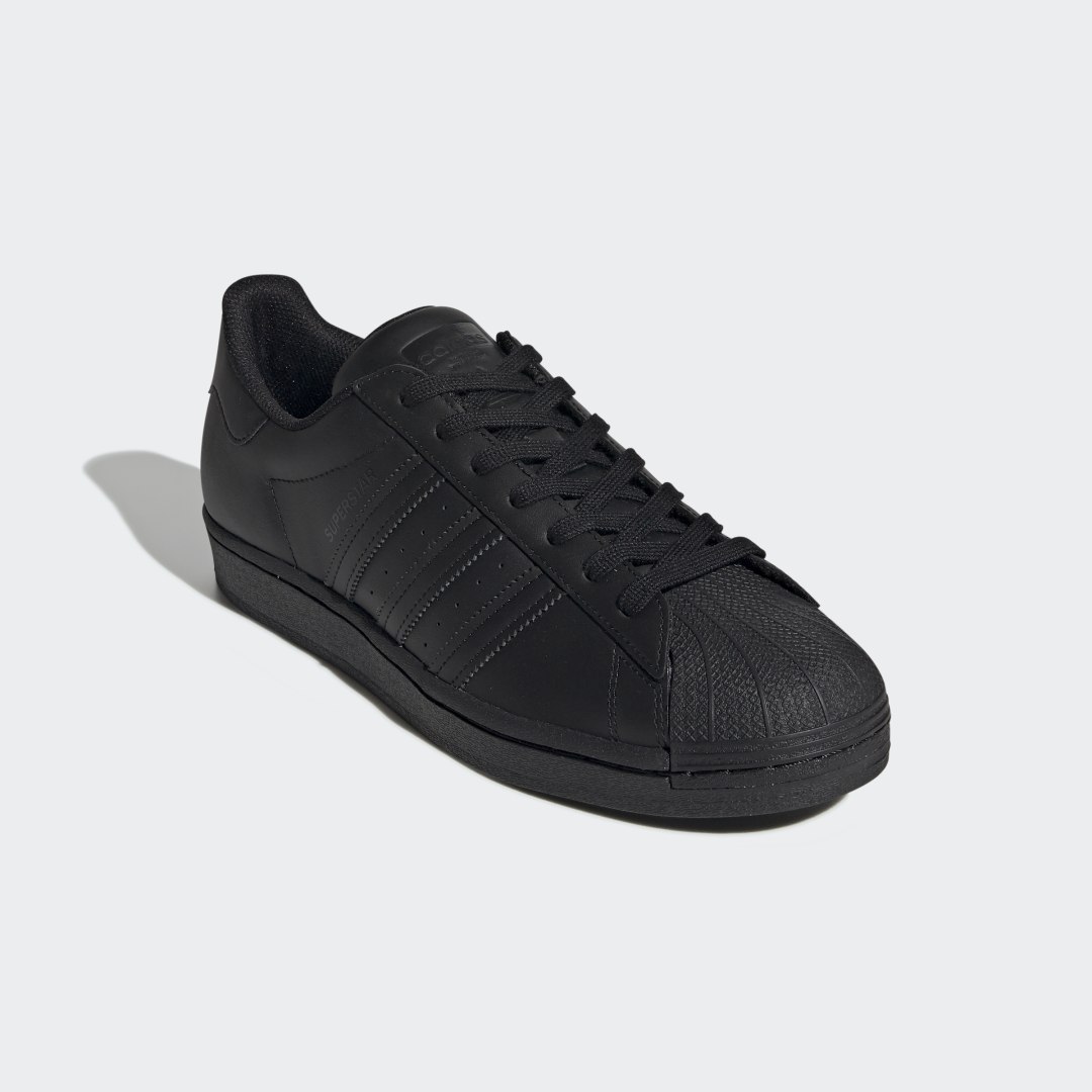 

adidas Tenis Superstar Unisex, Negro/negro/negro