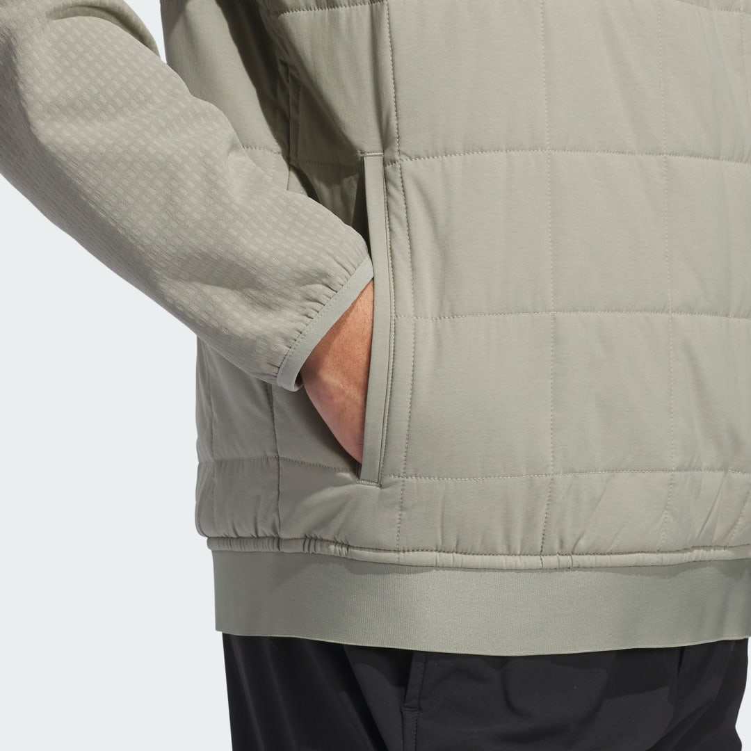 Adidas Ultimate365 Quilted DWR Pullover met Halflange Rits