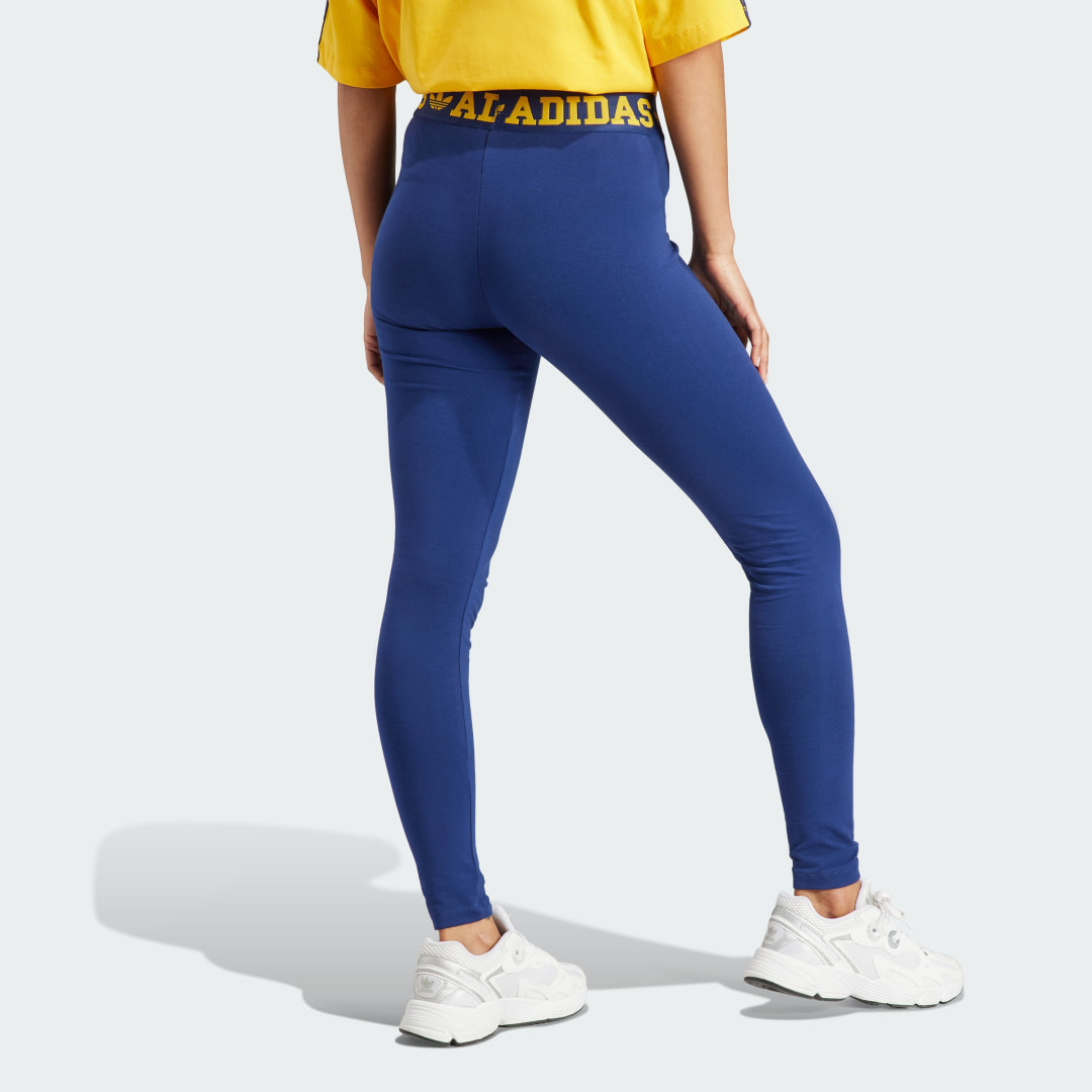 

adidas Licras con logo en la cintura Mujer, Azul