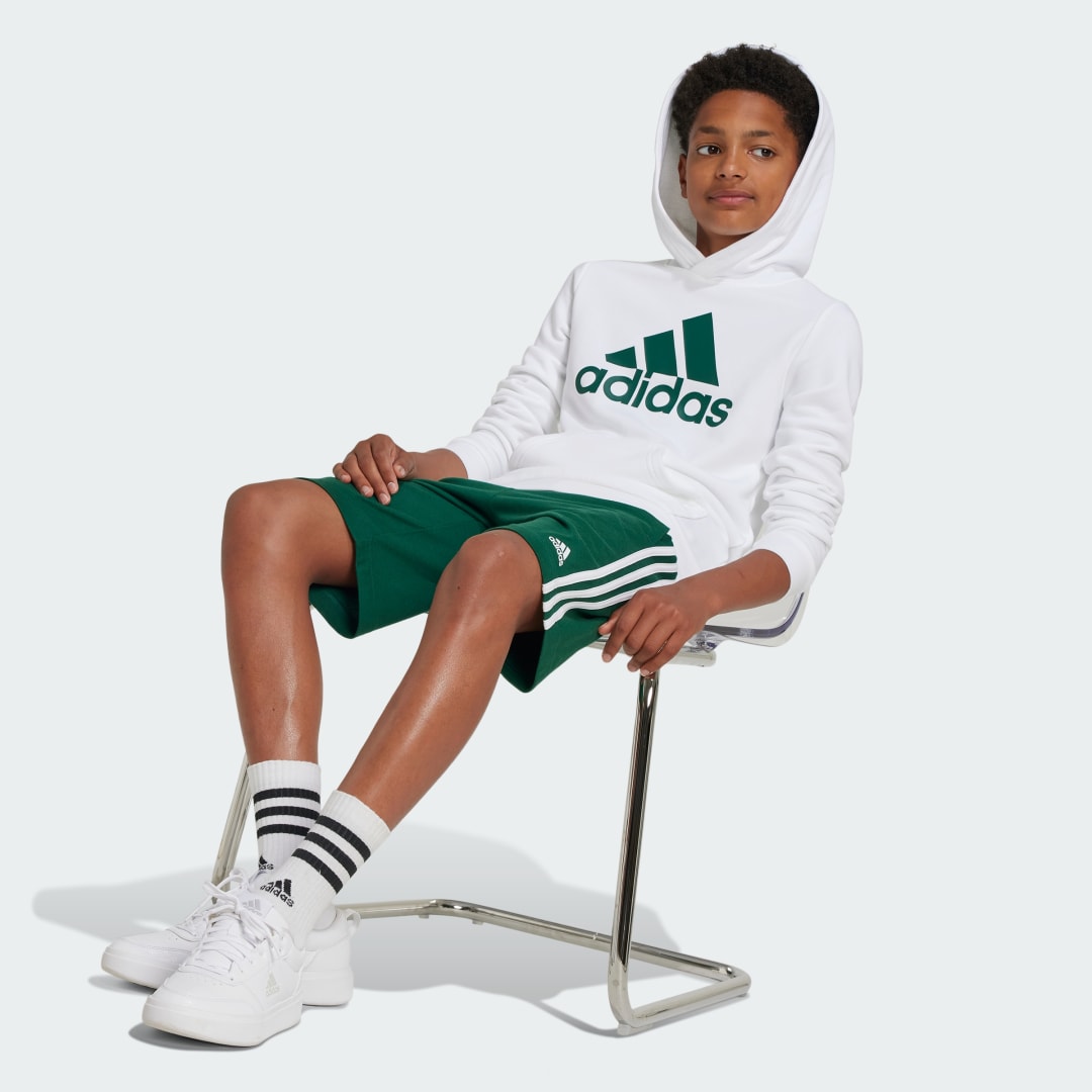 Adidas Big Logo Essentials Katoenen Hoodie