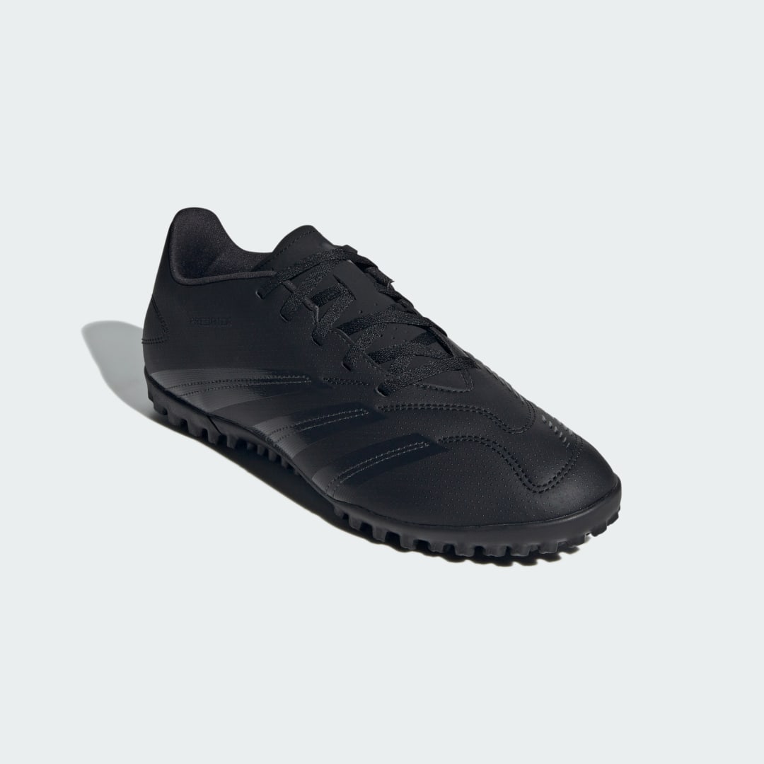 

adidas Calzado de Fútbol Predator Club Pasto Sintético Unisex, Negro/carbon/negro