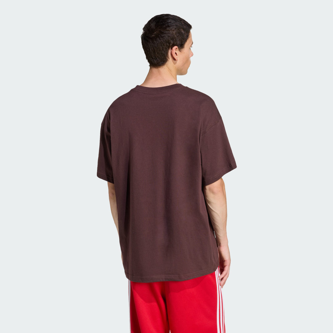 T shirt incurvé adidas Trefoil Logo GFX - vue 2