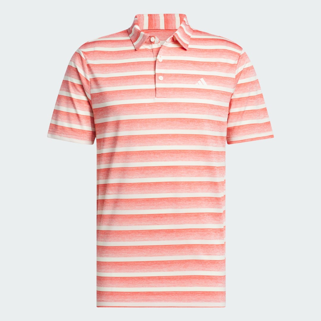 Adidas Two-Color Striped Poloshirt