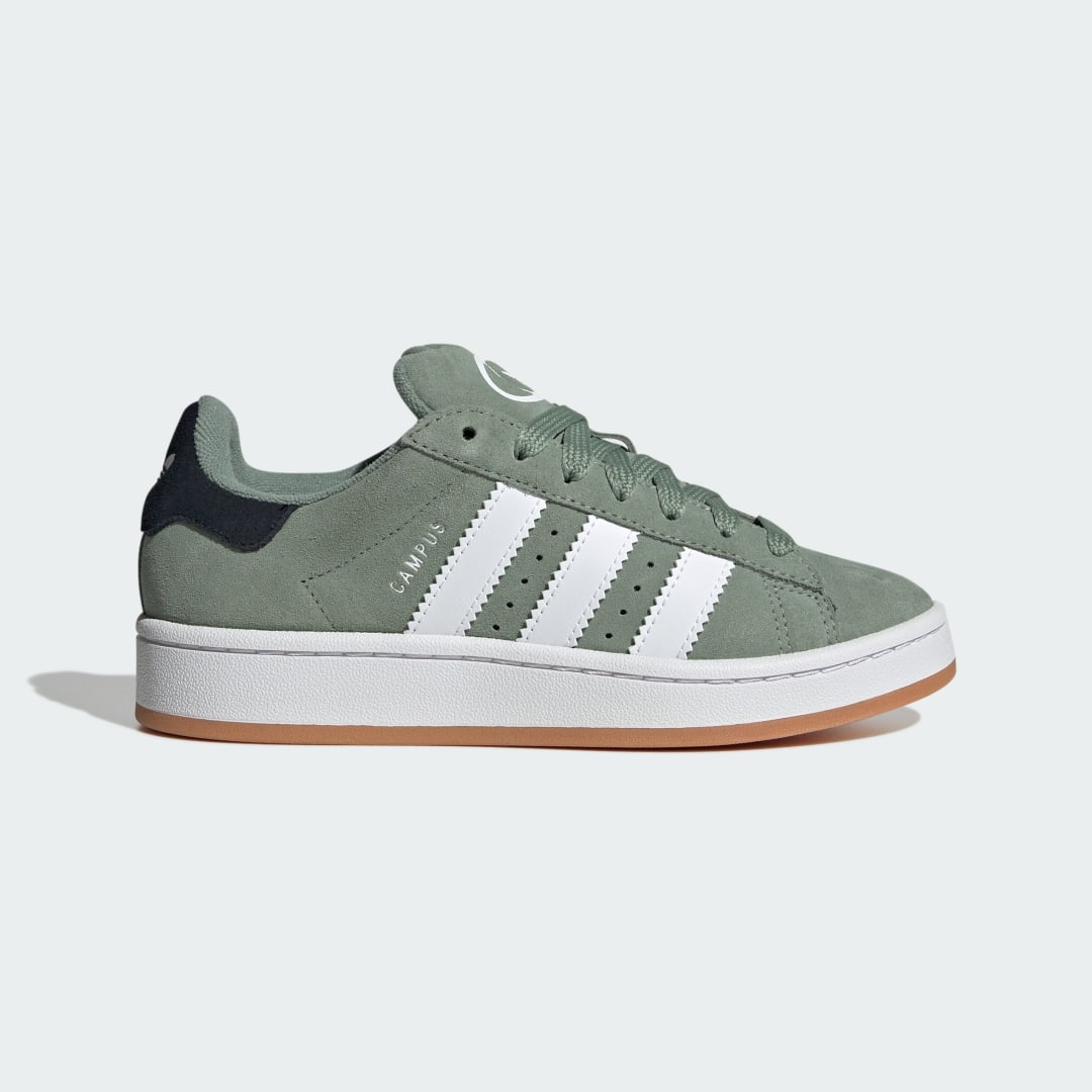 Adidas Campus sneaker Silver Green / Cloud White / Gum