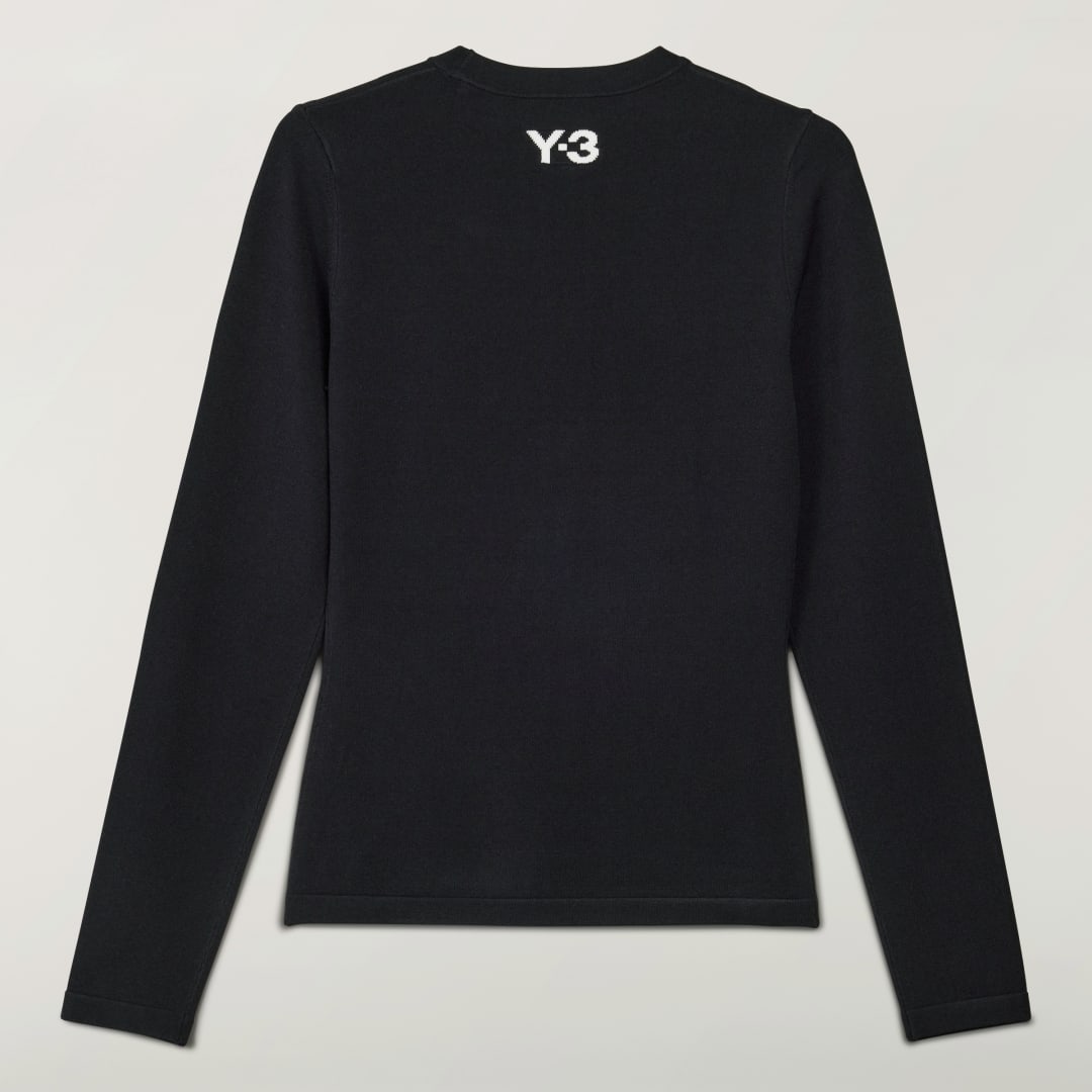 Adidas Y-3-Stripes Long Sleeve Long-Sleeve Top