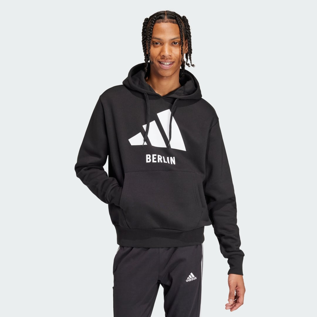 Sweatshirt à capuche adidas Berlin - vue 3