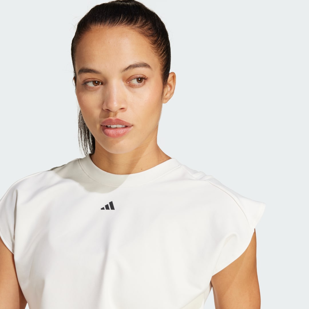 Adidas Power Boxy French Terry 3-Stripes Tanktop