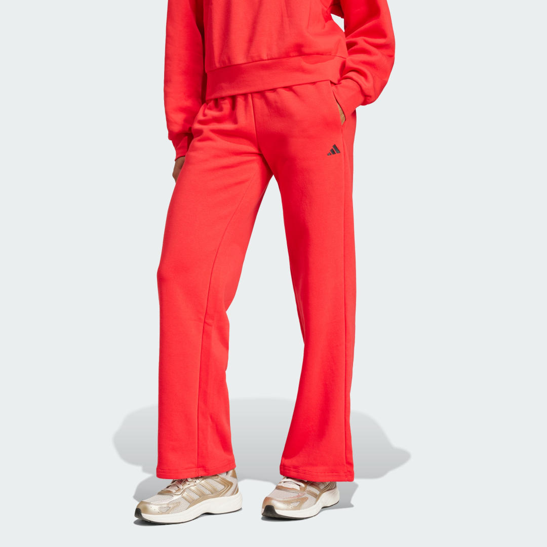 Jogging à ourlet ouvert femme adidas Essentials Small Logo Feelcozy