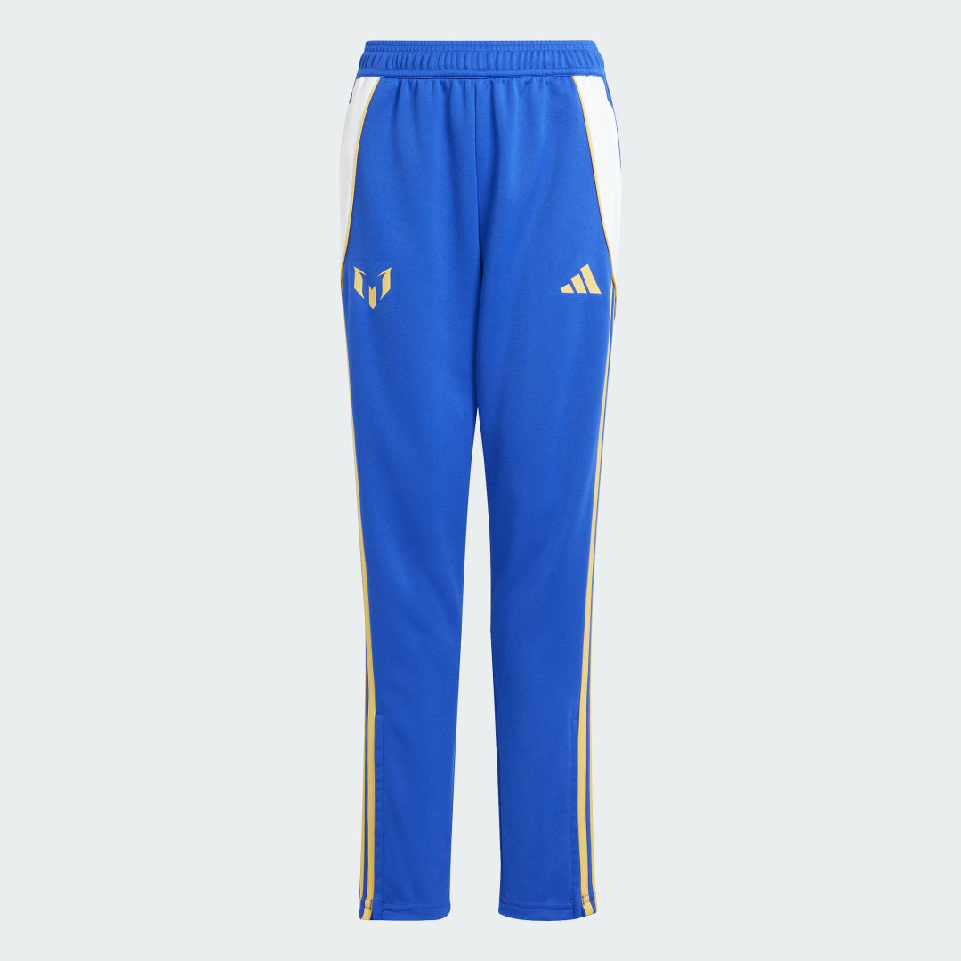 Adidas Perfor ce Junior sportbroek Messi blauw Polyester 116