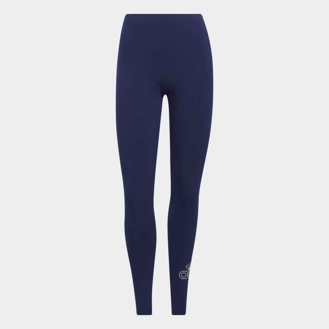 

adidas Mallas Bloom Corte Alto Mujer, Dark azul