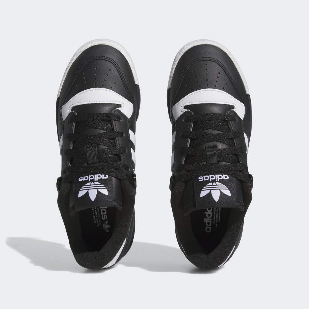 

adidas Tenis Rivalry Low Niños, Negro/blanco/negro
