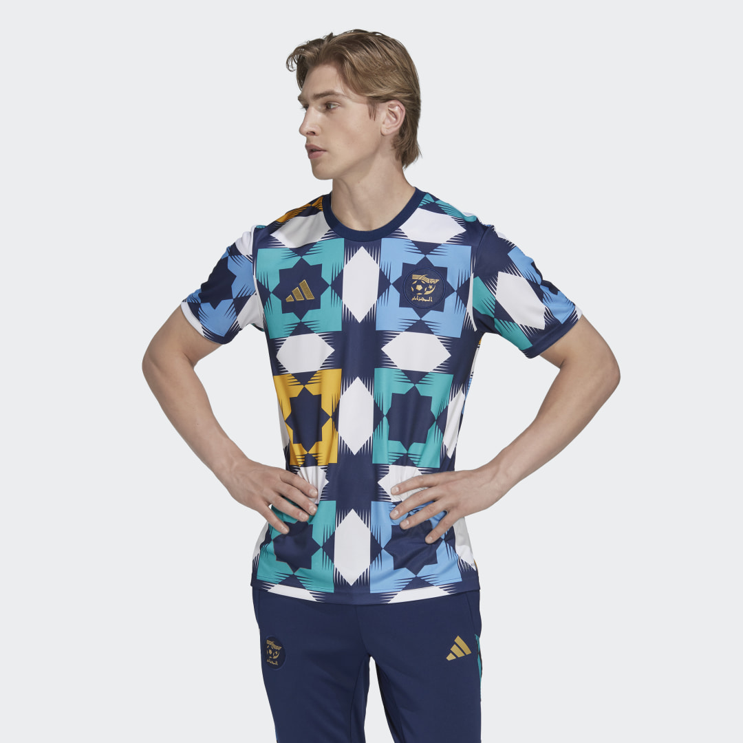 Algerije Pre-Match Voetbalshirt Algerije Pre-Match Voetbalshirt