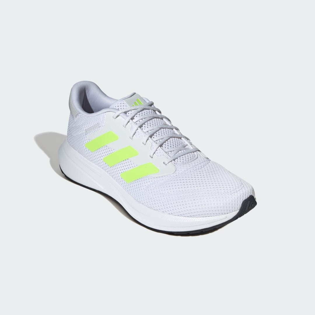 

adidas Tenis Response Runner Unisex, Blanco/lucid lemon/dash gris