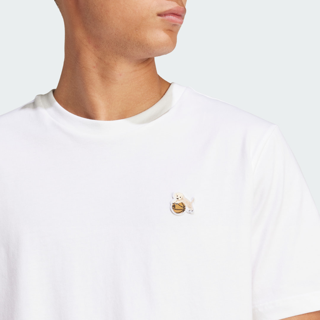 Adidas Dog Hoop Patch Graphic T-shirt