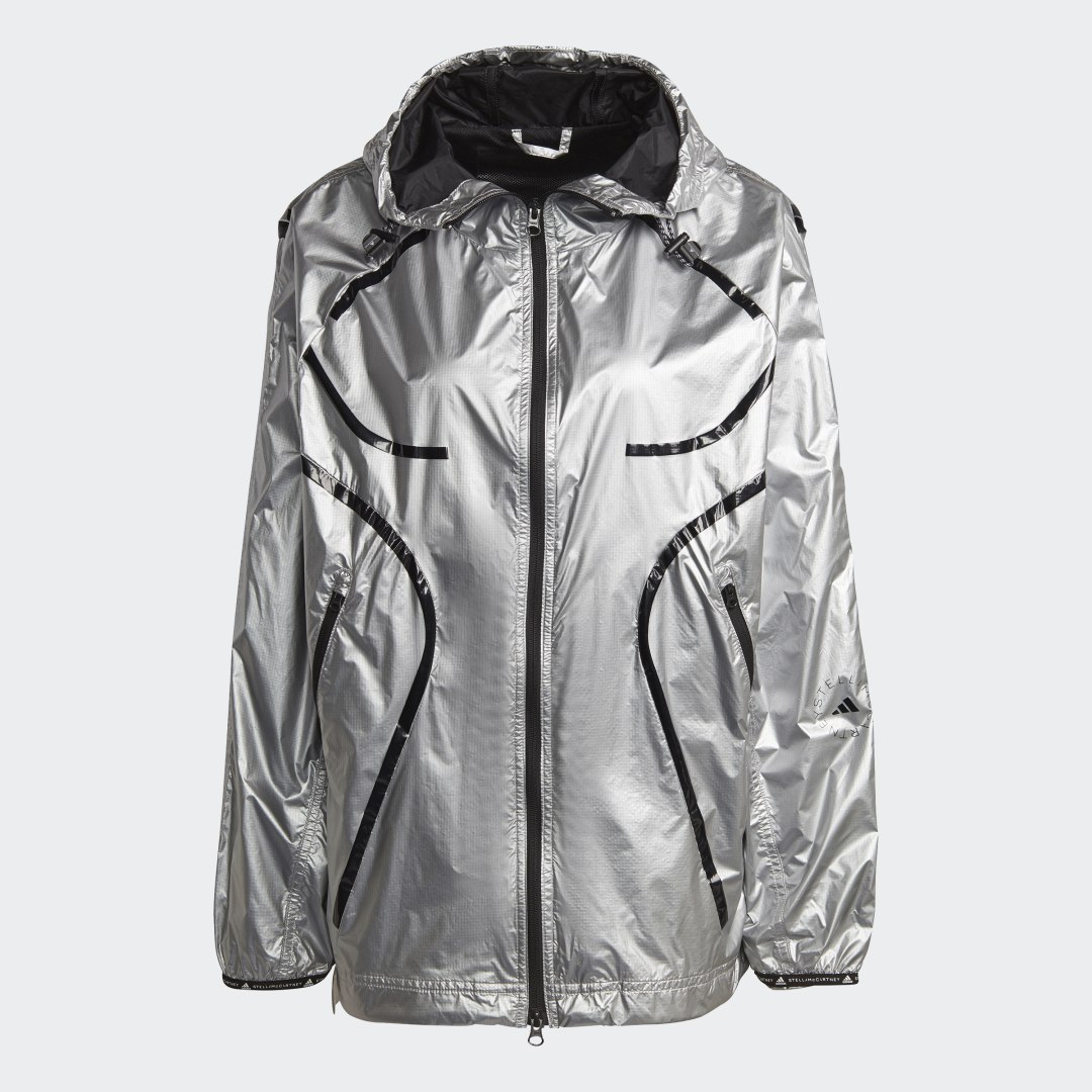 фото Куртка для бега adidas by stella mccartney truepace metallic