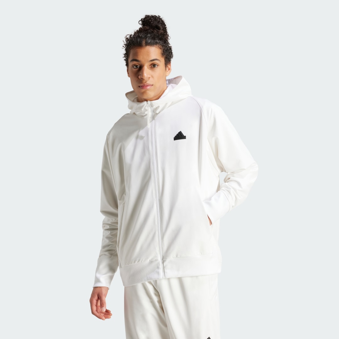 Adidas Full-Zip Track Top Z.n.e. Woven White Heren