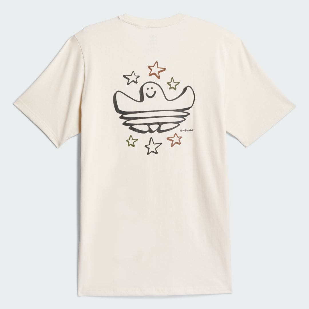 

adidas Playera Shmoofolio All Star Manga Corta Hombre, Wonder blanco/multicolor