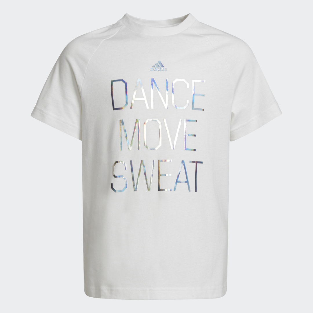 T-shirt imprimé métallisé Dance