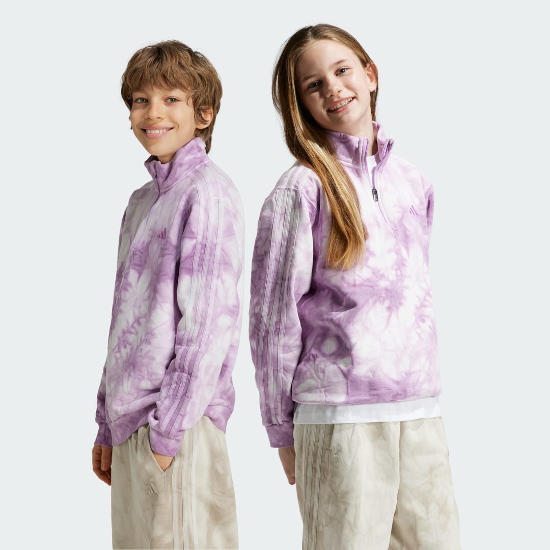 Image of Felpa ALL SZN Tie-Dye Half-Zip Junior cod002