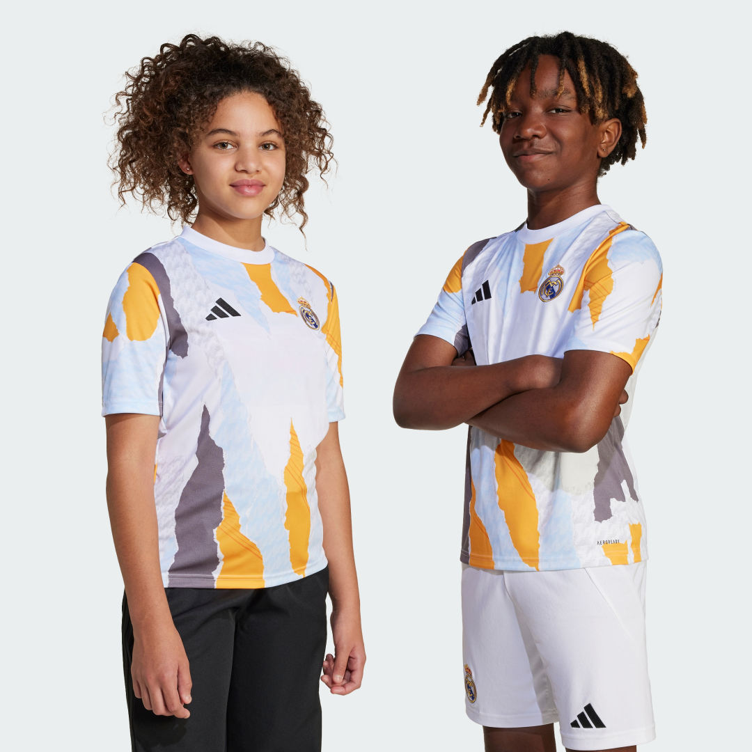 Adidas Real Madrid 24 25 Pre-Match Voetbalshirt Kids