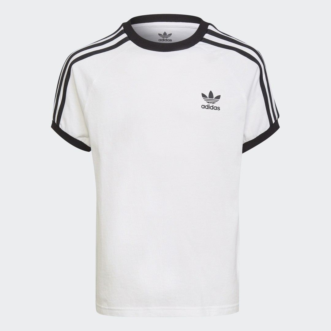 

adidas Camiseta Adicolor 3 Rayas Niño, Blanco