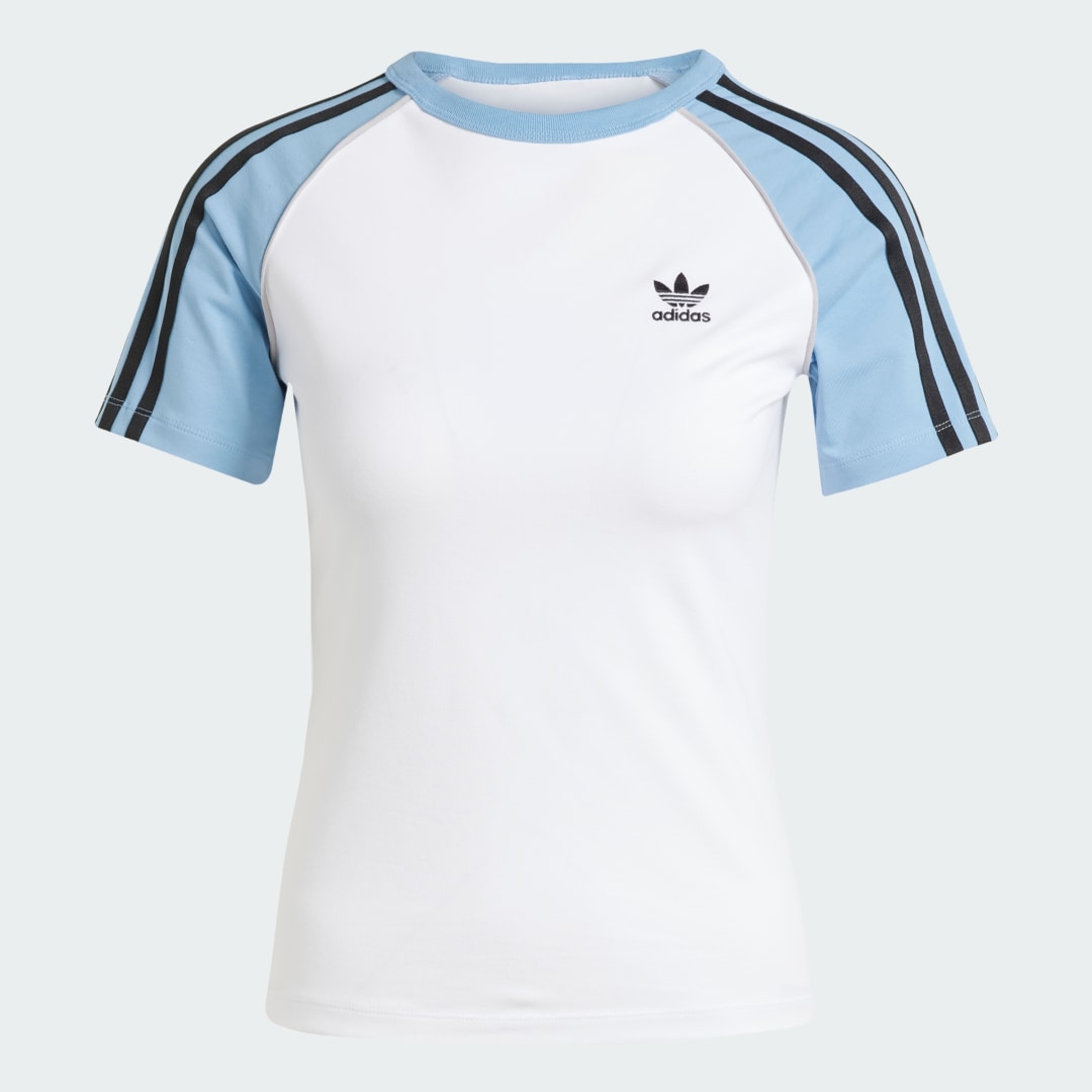 Adidas Adicolor 3-Stripes Raglan Slim-fit T-shirt