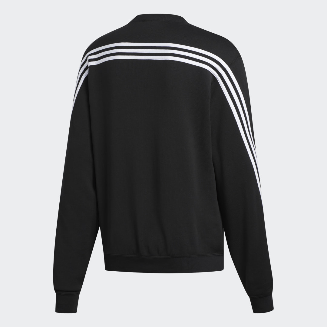 adidas 3-Stripes Wrap Crew Sweatshirt | FM1522 | FOOTY.COM