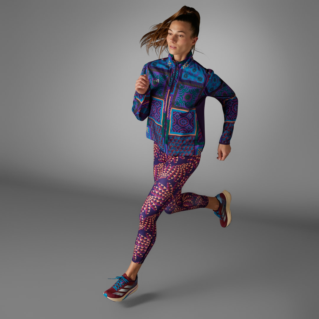 

adidas Chaqueta adizero x FARM Mujer, Violetaa
