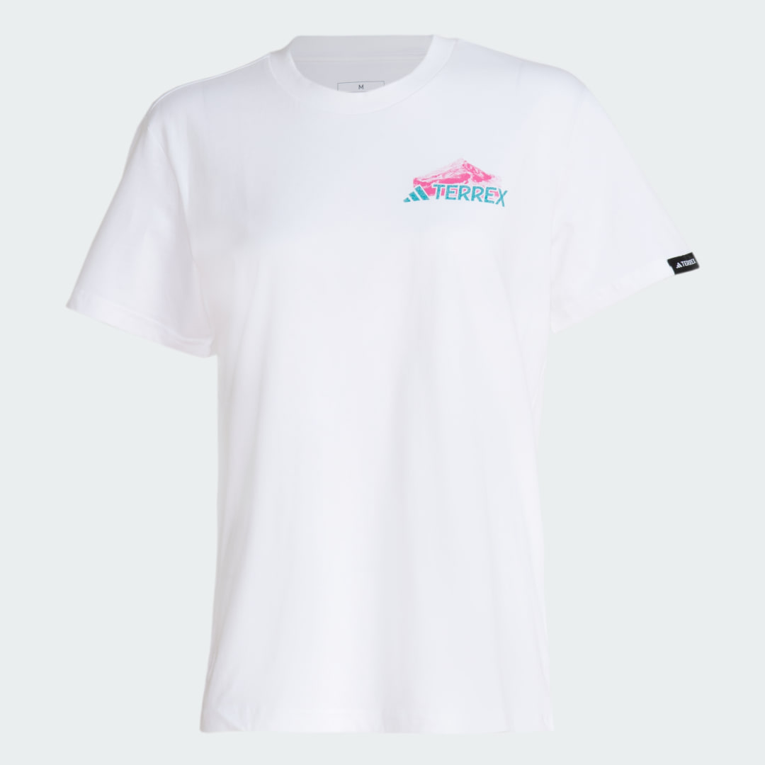 

adidas W TX BACK GFX T W TX BACK GFX T Mujer  - Mujer Senderismo, Blanco