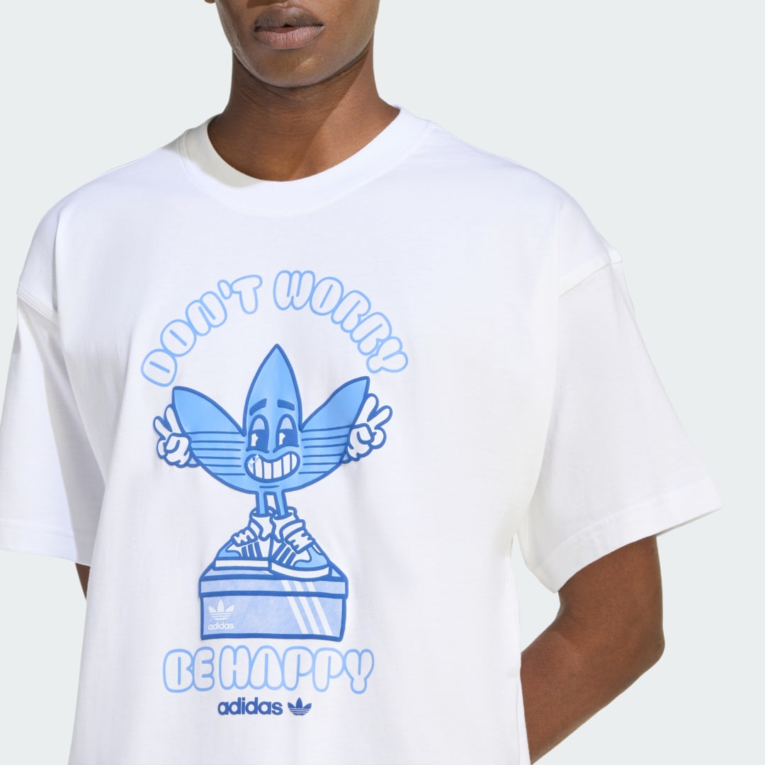 Adidas SMILE TREFFY T Graphic T-shirt (Korte Mouw)