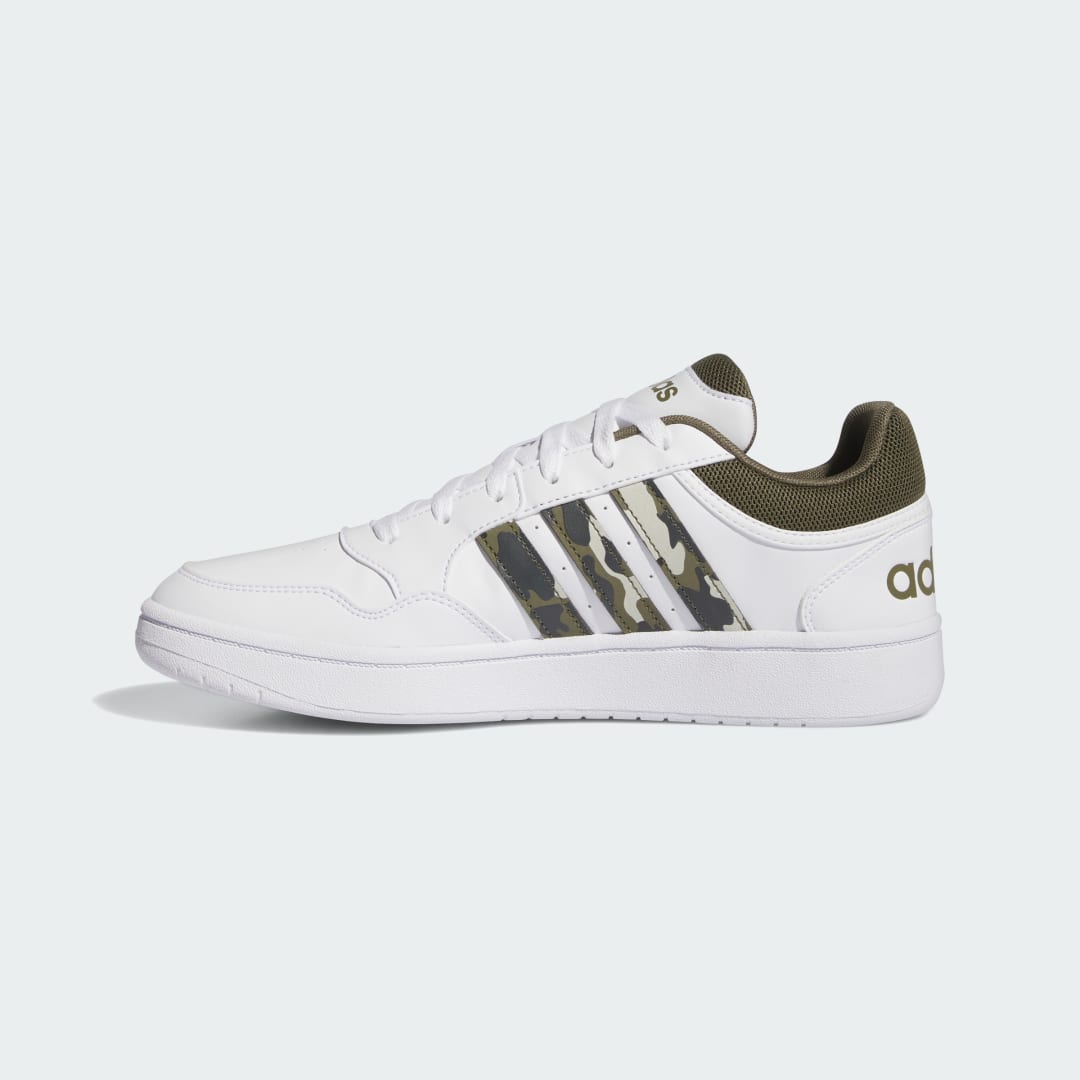 

adidas Tenis Hoops 3.0 Low Classic Vintage Hombre, Blanco