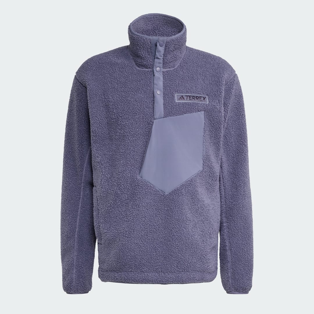 Adidas Terrex Xploric High Pile Fleece Pullover Sweatshirt