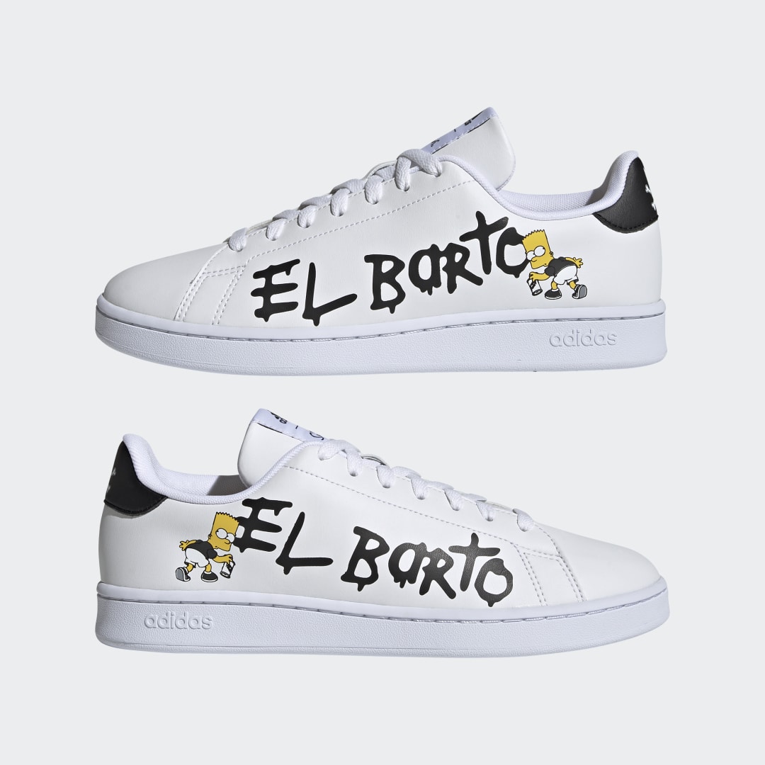 фото Кроссовки для тенниса advantage the simpsons adidas performance