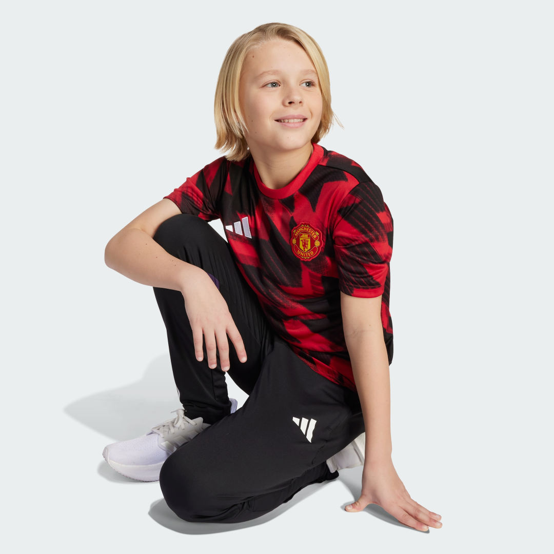 Adidas Manchester United 25 26 Pre-Match Voetbalshirt Kids