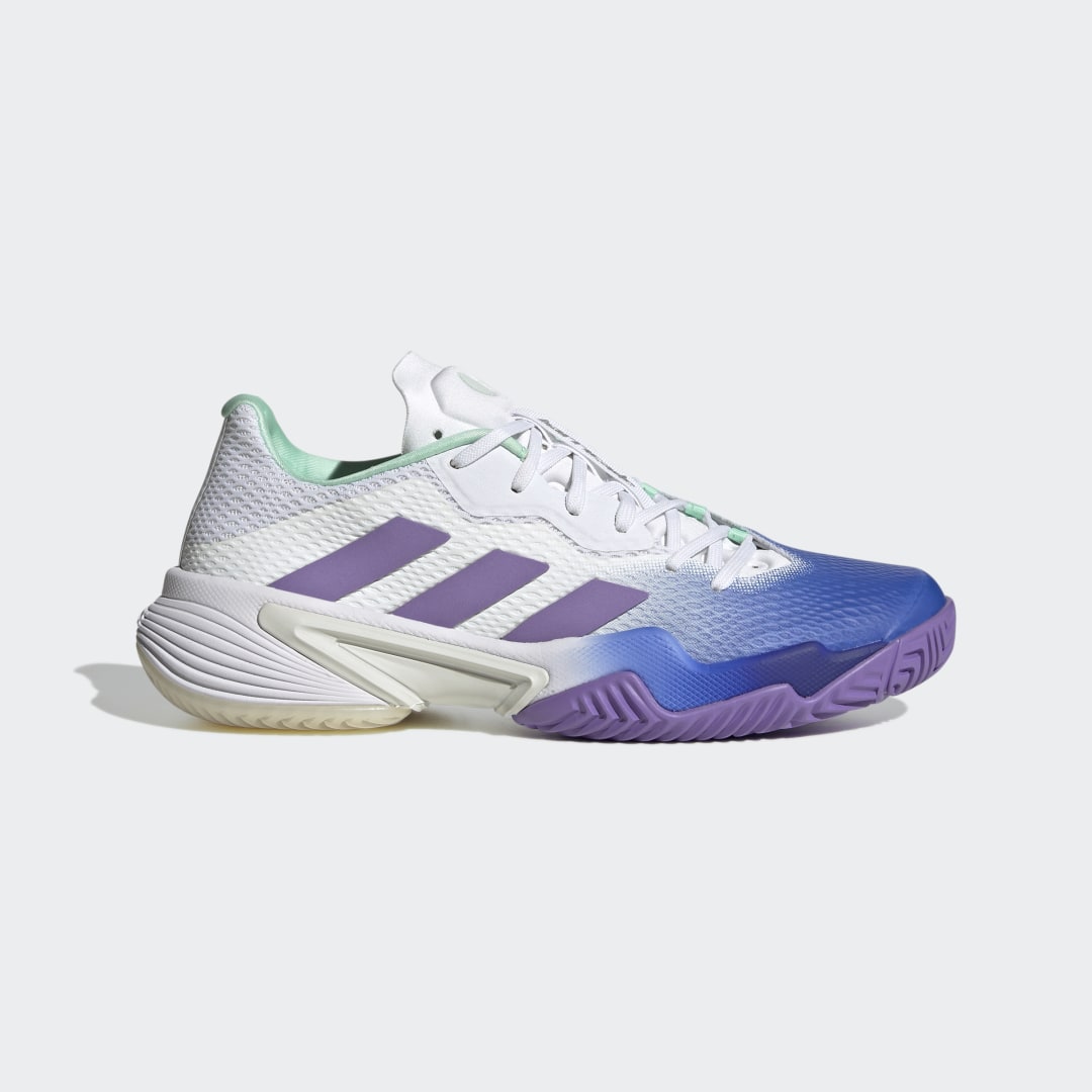 Image of adidas Barricade Tennis Shoes Lucid Blue 6 - Women Tennis Athletic & Sneakers