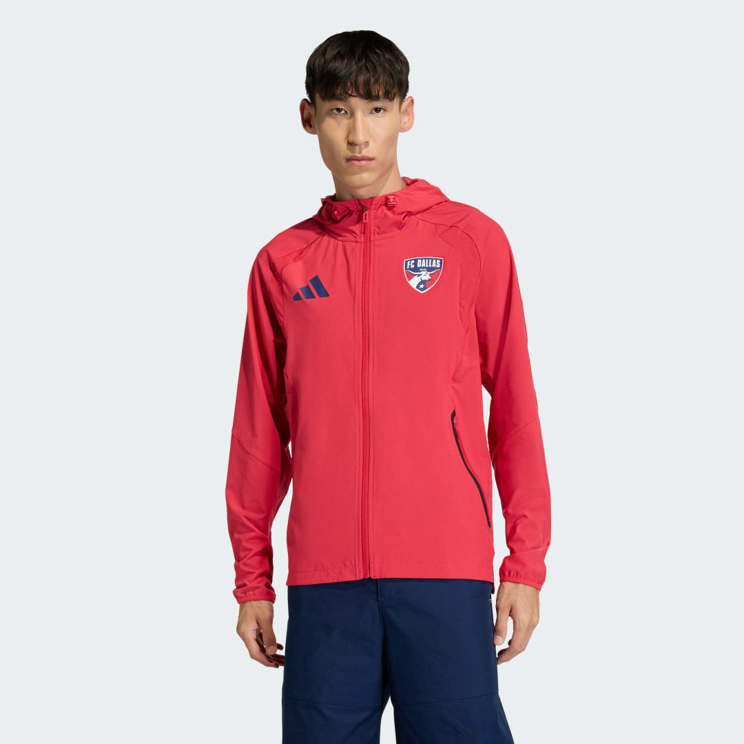 FC Dallas Tiro Tech Full Zip Windbreaker Jacket
