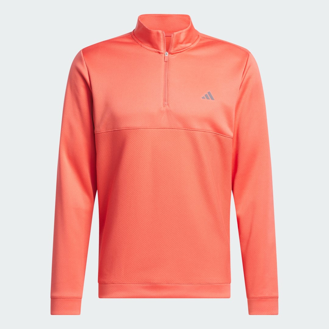 Adidas Ultimate365 Textured Sweater met Korte Rits