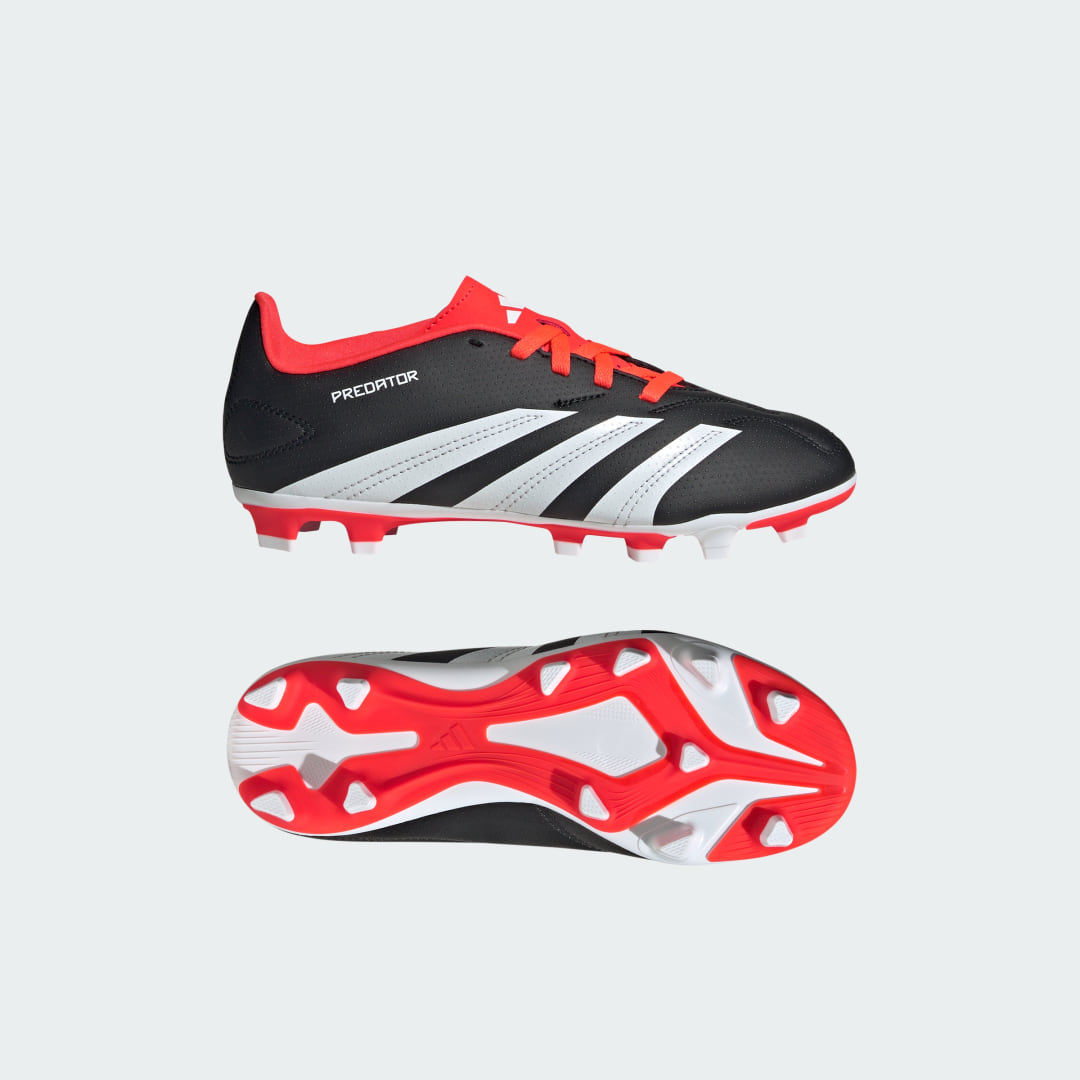 Image of adidas Predator Club Flexible Ground Football Boots Black 4.5 - Kids Soccer Cleats