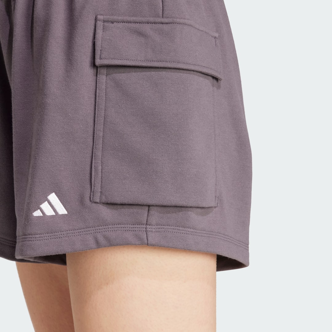 Adidas Essentials Small Logo French Terry Cargo Short