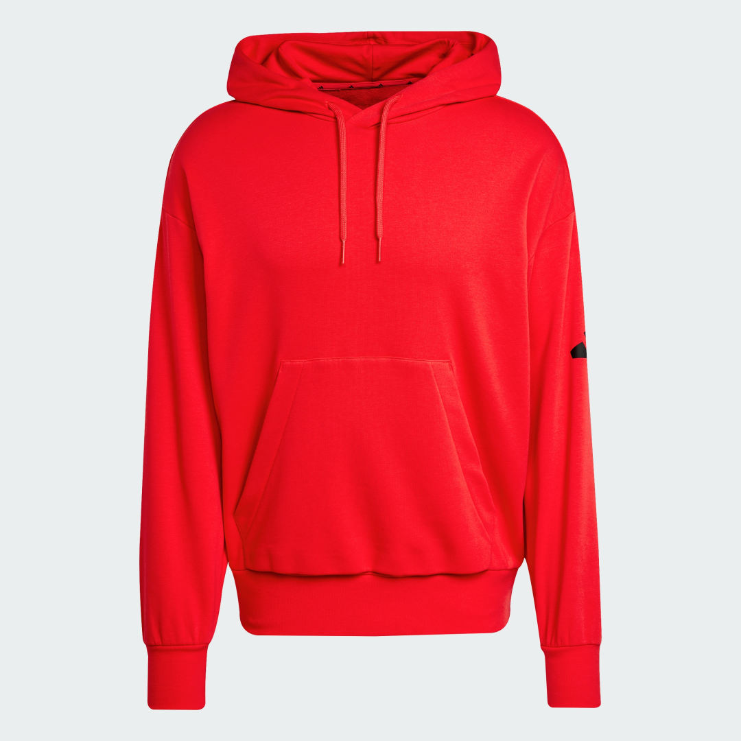Adidas Essentials Loose-Fit 3 Bar Logo French Terry Hoodie