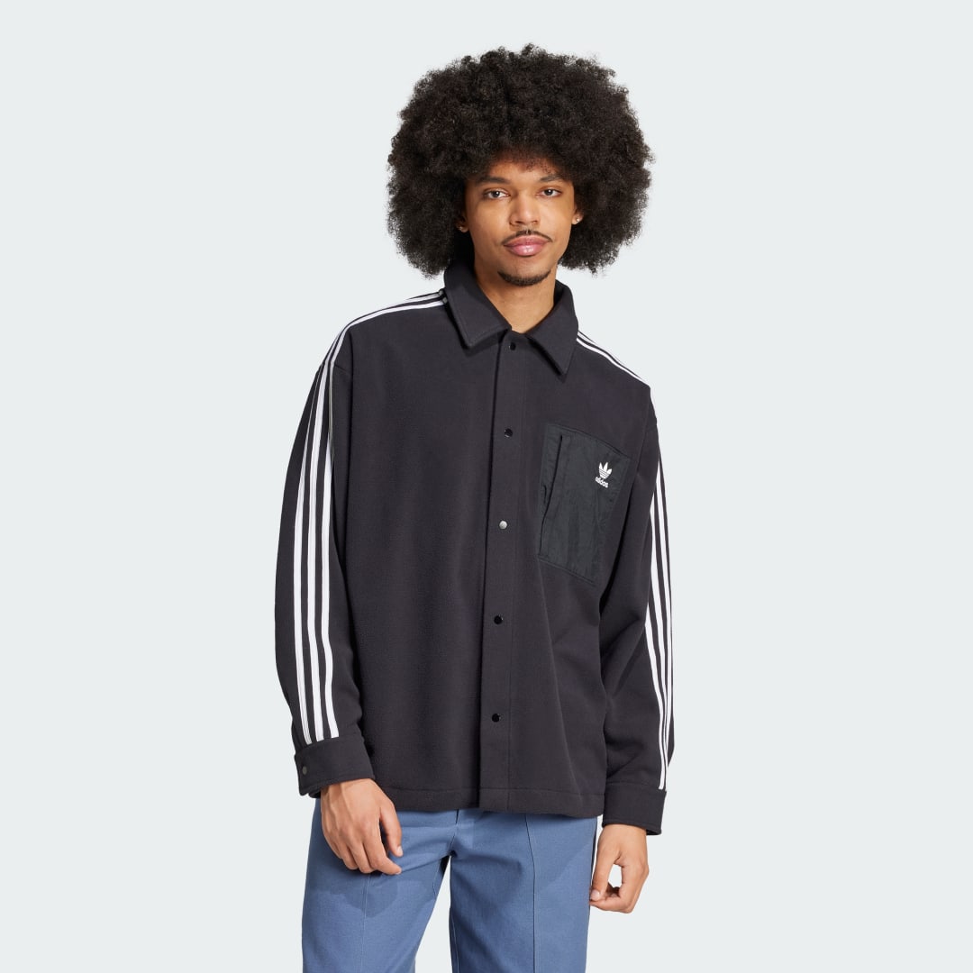 Adidas Originals Sweatshirt met geborduurd logo Black Heren